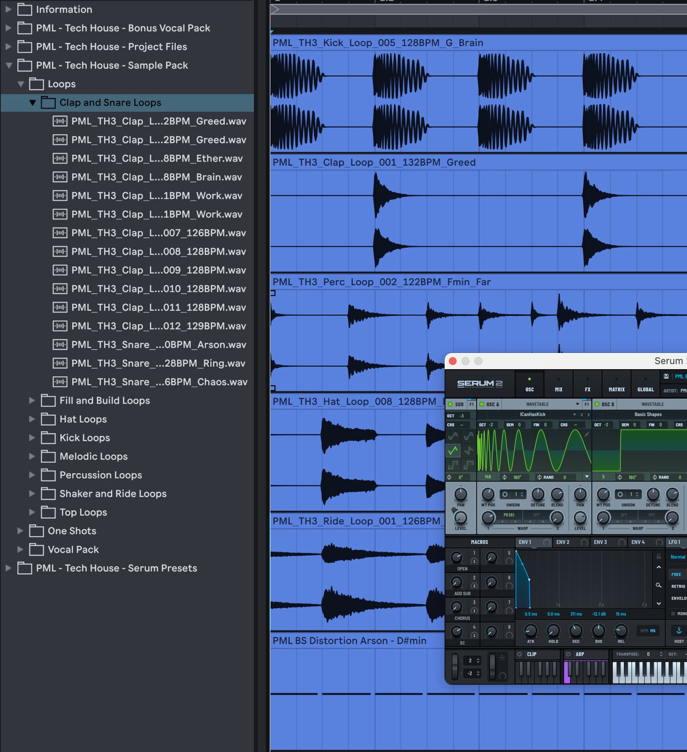 Tech House Drift Sound Pack